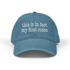 first rodeo dad cap