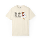 first rodeo goose t-shirt