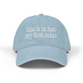 first rodeo dad cap