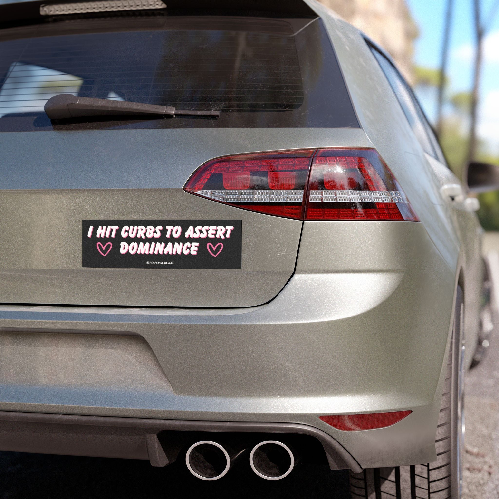 curb dom car decal