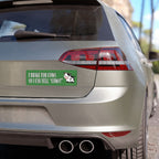 i brake for cows car decal