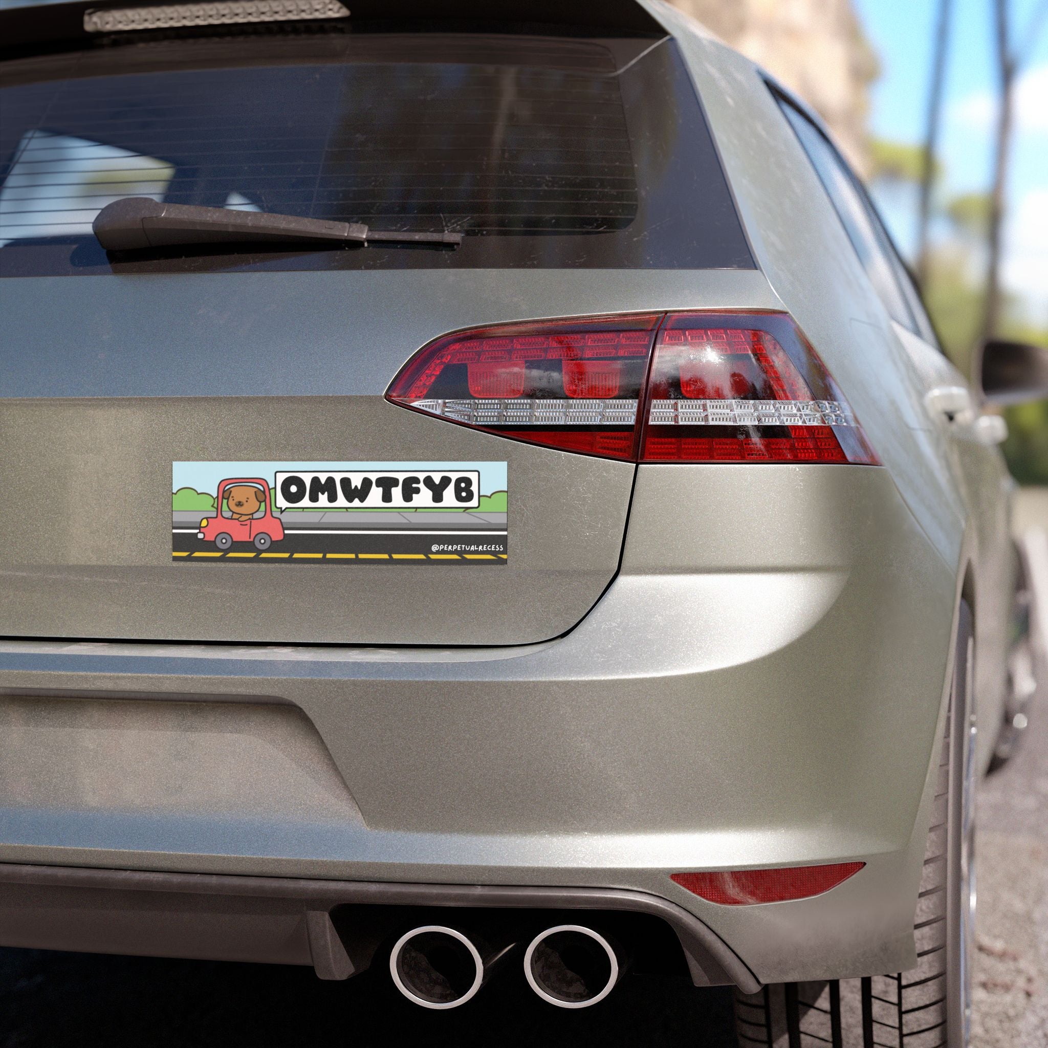 omwtfyb car decal