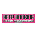 keep honking car decal