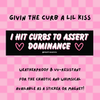 curb dom car decal