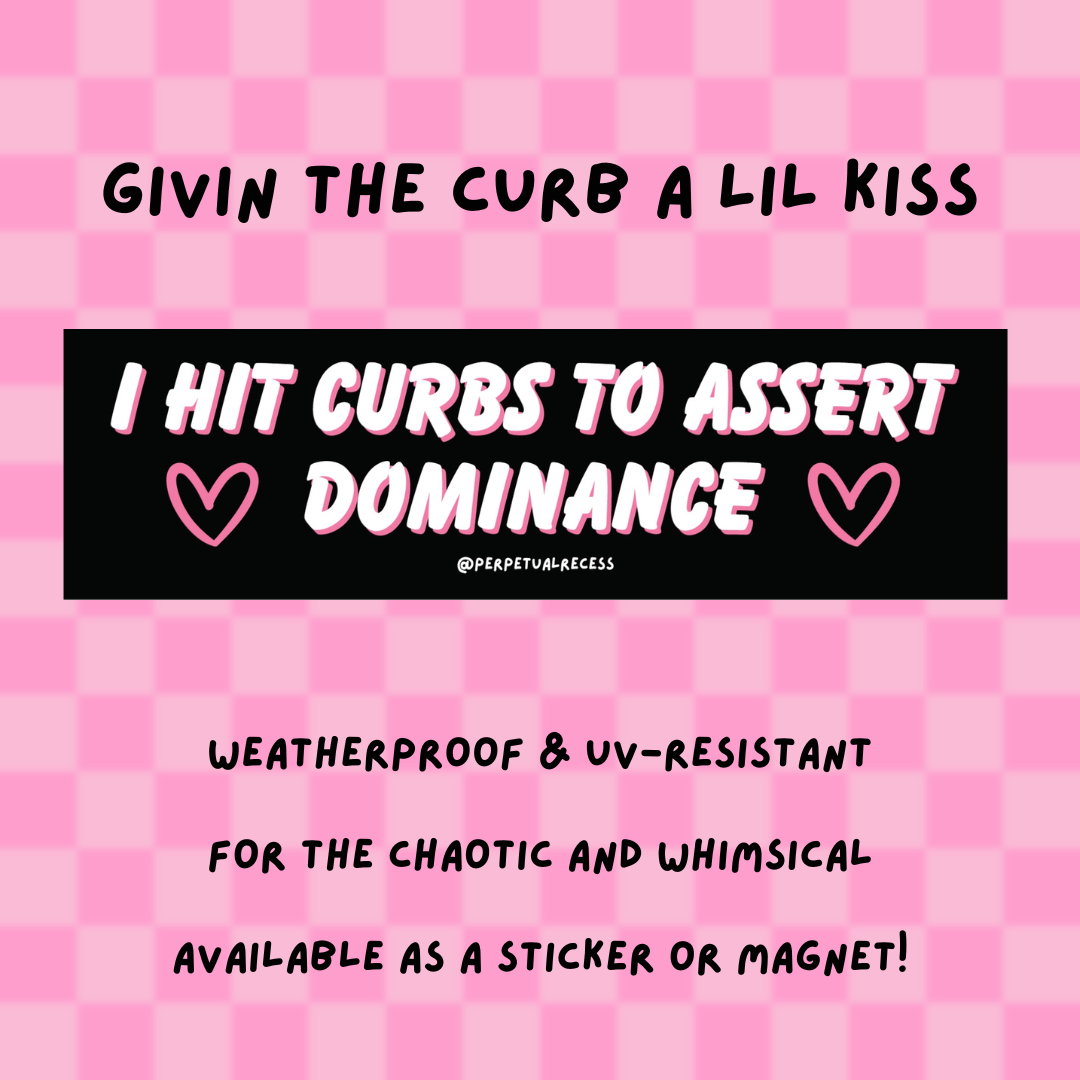 curb dom car decal